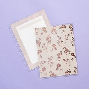 Erin Condren Rose Gold Metallic Garden Floral Interchangeable Cover